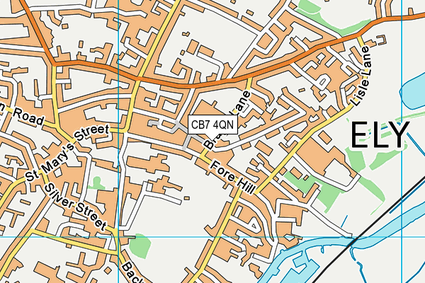 CB7 4QN map - OS VectorMap District (Ordnance Survey) CB7 4QN map - OS VectorMap District (Ordnance Survey)