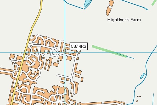 CB7 4RS map - OS VectorMap District (Ordnance Survey) CB7 4RS map - OS VectorMap District (Ordnance Survey)