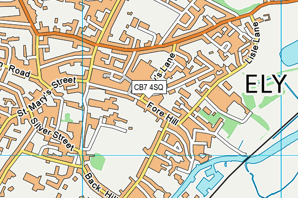 CB7 4SQ map - OS VectorMap District (Ordnance Survey) CB7 4SQ map - OS VectorMap District (Ordnance Survey)