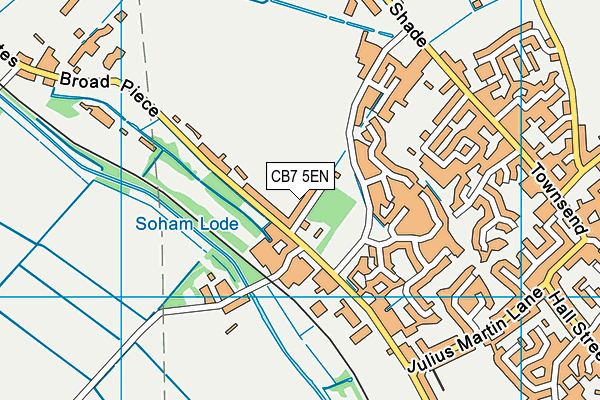CB7 5EN map - OS VectorMap District (Ordnance Survey) CB7 5EN map - OS VectorMap District (Ordnance Survey)