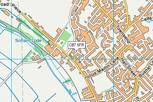 CB7 5FR map - OS VectorMap District (Ordnance Survey) CB7 5FR map - OS VectorMap District (Ordnance Survey)