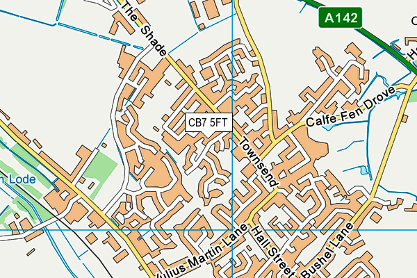 CB7 5FT map - OS VectorMap District (Ordnance Survey) CB7 5FT map - OS VectorMap District (Ordnance Survey)