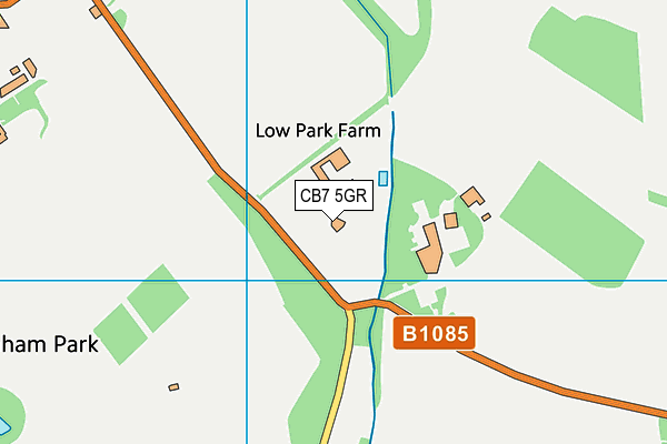 CB7 5GR map - OS VectorMap District (Ordnance Survey) CB7 5GR map - OS VectorMap District (Ordnance Survey)