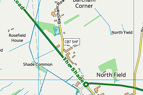 CB7 5HF map - OS VectorMap District (Ordnance Survey) CB7 5HF map - OS VectorMap District (Ordnance Survey)