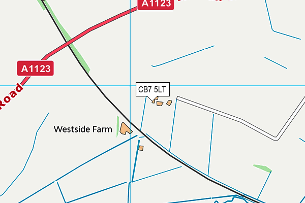 CB7 5LT map - OS VectorMap District (Ordnance Survey) CB7 5LT map - OS VectorMap District (Ordnance Survey)