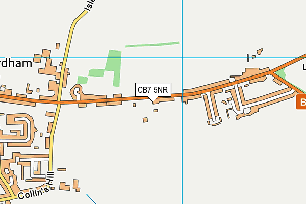 CB7 5NR map - OS VectorMap District (Ordnance Survey) CB7 5NR map - OS VectorMap District (Ordnance Survey)