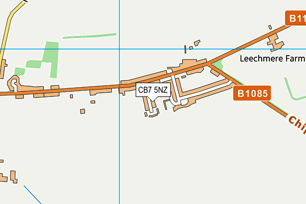 CB7 5NZ map - OS VectorMap District (Ordnance Survey) CB7 5NZ map - OS VectorMap District (Ordnance Survey)