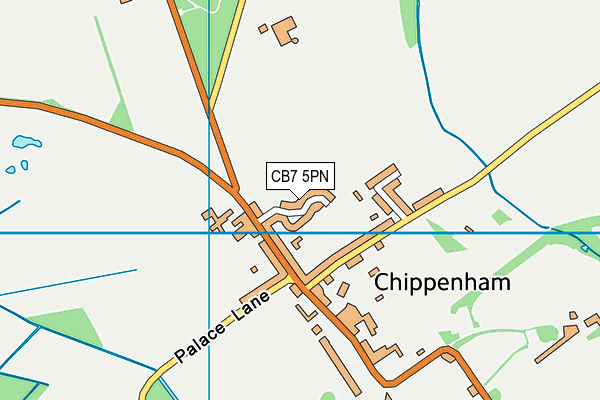 CB7 5PN map - OS VectorMap District (Ordnance Survey) CB7 5PN map - OS VectorMap District (Ordnance Survey)