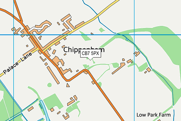 CB7 5PX map - OS VectorMap District (Ordnance Survey) CB7 5PX map - OS VectorMap District (Ordnance Survey)