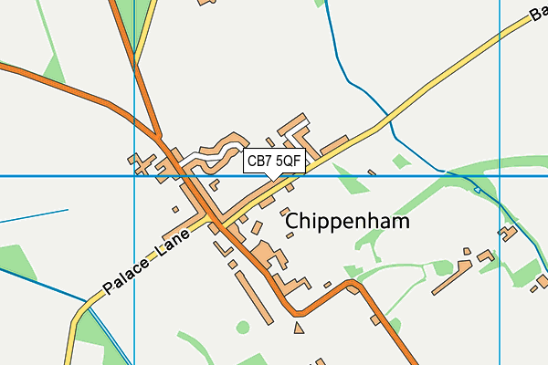 CB7 5QF map - OS VectorMap District (Ordnance Survey) CB7 5QF map - OS VectorMap District (Ordnance Survey)