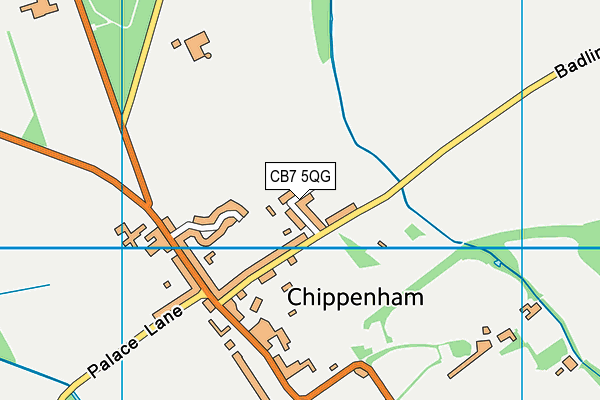 CB7 5QG map - OS VectorMap District (Ordnance Survey) CB7 5QG map - OS VectorMap District (Ordnance Survey)
