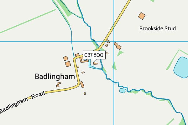 CB7 5QQ map - OS VectorMap District (Ordnance Survey) CB7 5QQ map - OS VectorMap District (Ordnance Survey)