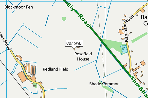 CB7 5WB map - OS VectorMap District (Ordnance Survey) CB7 5WB map - OS VectorMap District (Ordnance Survey)