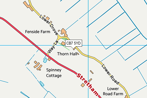 CB7 5YD map - OS VectorMap District (Ordnance Survey) CB7 5YD map - OS VectorMap District (Ordnance Survey)