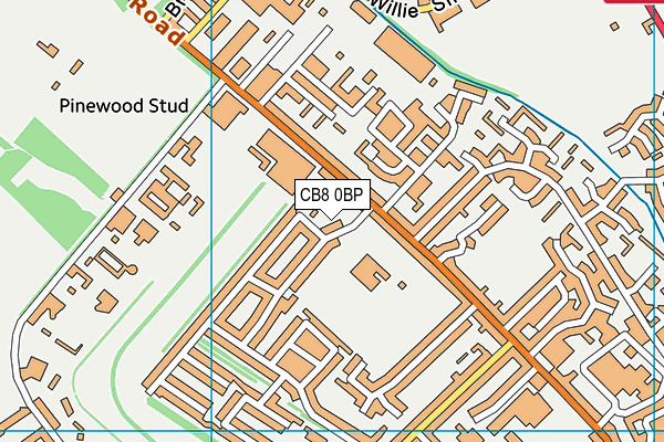 CB8 0BP map - OS VectorMap District (Ordnance Survey) CB8 0BP map - OS VectorMap District (Ordnance Survey)