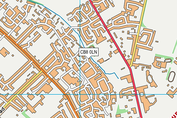 CB8 0LN map - OS VectorMap District (Ordnance Survey) CB8 0LN map - OS VectorMap District (Ordnance Survey)