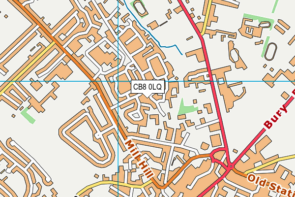 CB8 0LQ map - OS VectorMap District (Ordnance Survey) CB8 0LQ map - OS VectorMap District (Ordnance Survey)