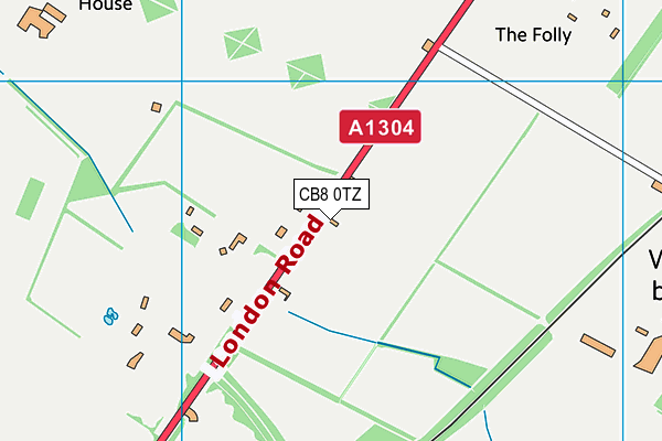 CB8 0TZ map - OS VectorMap District (Ordnance Survey) CB8 0TZ map - OS VectorMap District (Ordnance Survey)