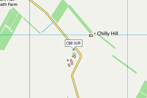 CB8 0UR map - OS VectorMap District (Ordnance Survey) CB8 0UR map - OS VectorMap District (Ordnance Survey)