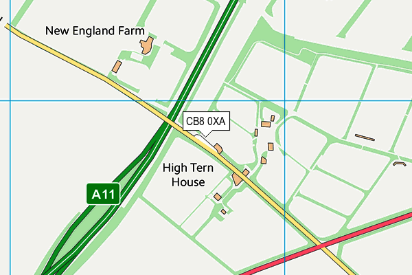 CB8 0XA map - OS VectorMap District (Ordnance Survey) CB8 0XA map - OS VectorMap District (Ordnance Survey)