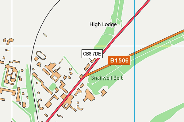 CB8 7DE map - OS VectorMap District (Ordnance Survey) CB8 7DE map - OS VectorMap District (Ordnance Survey)