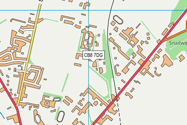 CB8 7DG map - OS VectorMap District (Ordnance Survey) CB8 7DG map - OS VectorMap District (Ordnance Survey)