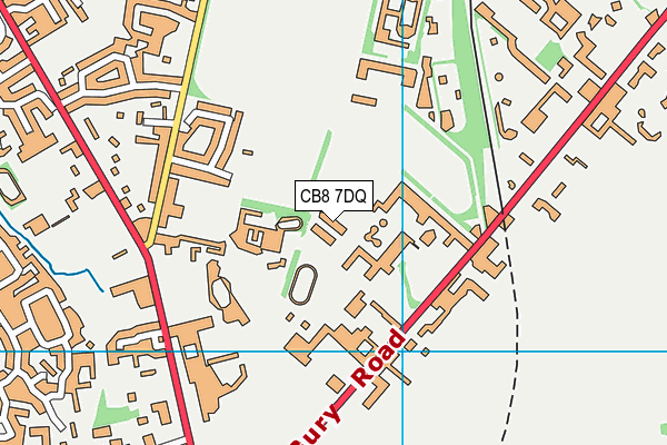 CB8 7DQ map - OS VectorMap District (Ordnance Survey) CB8 7DQ map - OS VectorMap District (Ordnance Survey)