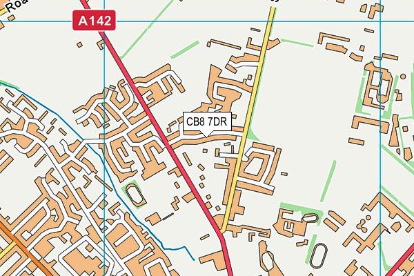 CB8 7DR map - OS VectorMap District (Ordnance Survey) CB8 7DR map - OS VectorMap District (Ordnance Survey)
