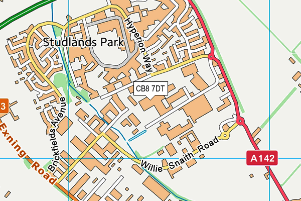 CB8 7DT map - OS VectorMap District (Ordnance Survey) CB8 7DT map - OS VectorMap District (Ordnance Survey)
