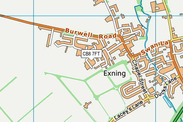 CB8 7FT map - OS VectorMap District (Ordnance Survey) CB8 7FT map - OS VectorMap District (Ordnance Survey)