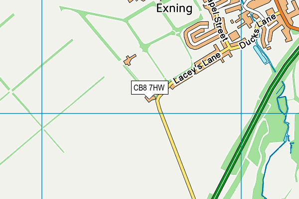 CB8 7HW map - OS VectorMap District (Ordnance Survey) CB8 7HW map - OS VectorMap District (Ordnance Survey)