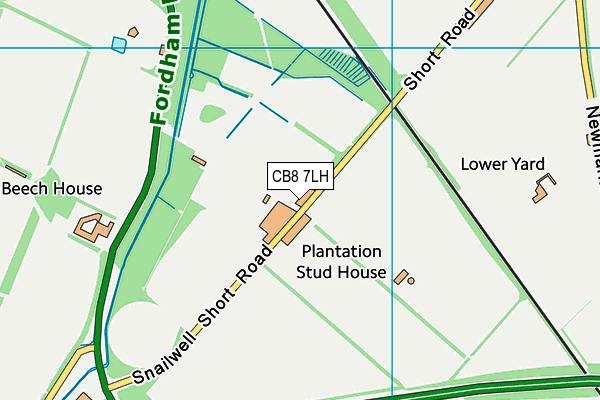 CB8 7LH map - OS VectorMap District (Ordnance Survey) CB8 7LH map - OS VectorMap District (Ordnance Survey)