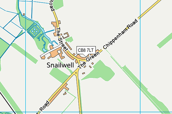 CB8 7LT map - OS VectorMap District (Ordnance Survey) CB8 7LT map - OS VectorMap District (Ordnance Survey)