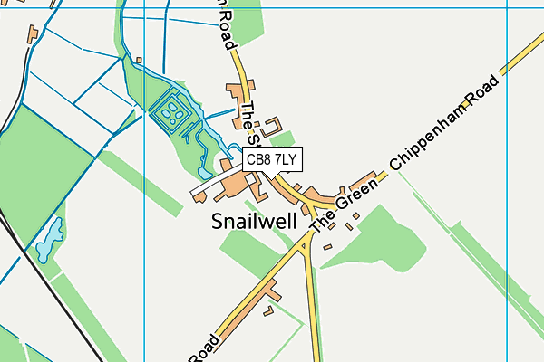 CB8 7LY map - OS VectorMap District (Ordnance Survey) CB8 7LY map - OS VectorMap District (Ordnance Survey)