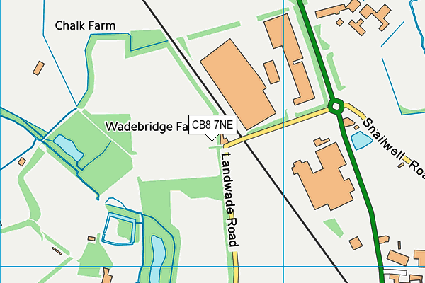 CB8 7NE map - OS VectorMap District (Ordnance Survey) CB8 7NE map - OS VectorMap District (Ordnance Survey)