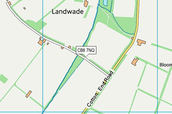 CB8 7NQ map - OS VectorMap District (Ordnance Survey) CB8 7NQ map - OS VectorMap District (Ordnance Survey)