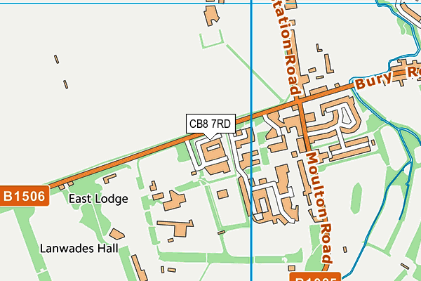 CB8 7RD map - OS VectorMap District (Ordnance Survey) CB8 7RD map - OS VectorMap District (Ordnance Survey)