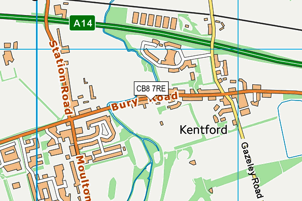 CB8 7RE map - OS VectorMap District (Ordnance Survey) CB8 7RE map - OS VectorMap District (Ordnance Survey)