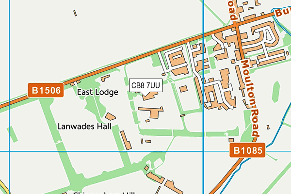 CB8 7UU map - OS VectorMap District (Ordnance Survey) CB8 7UU map - OS VectorMap District (Ordnance Survey)