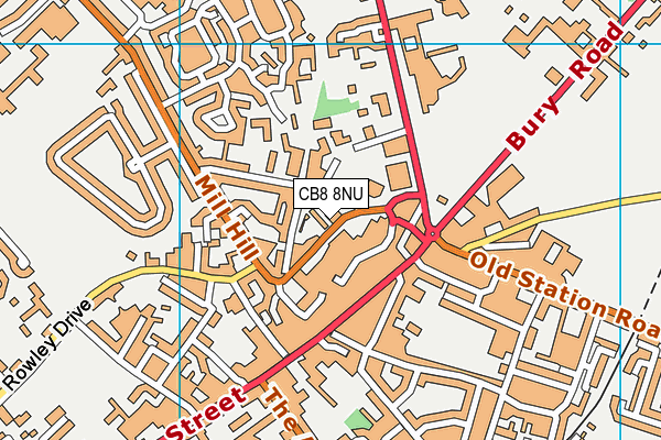 CB8 8NU map - OS VectorMap District (Ordnance Survey) CB8 8NU map - OS VectorMap District (Ordnance Survey)
