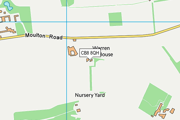 CB8 8QH map - OS VectorMap District (Ordnance Survey) CB8 8QH map - OS VectorMap District (Ordnance Survey)