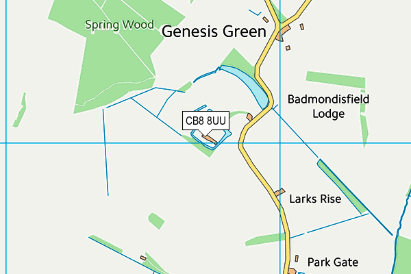 CB8 8UU map - OS VectorMap District (Ordnance Survey) CB8 8UU map - OS VectorMap District (Ordnance Survey)