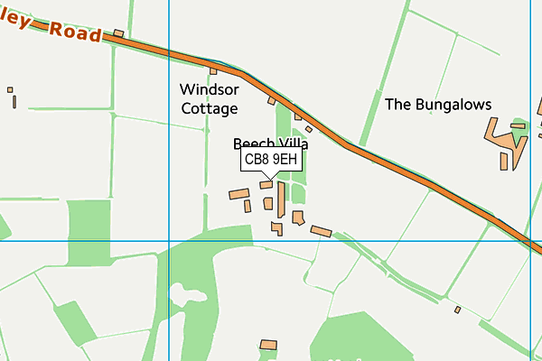 CB8 9EH map - OS VectorMap District (Ordnance Survey) CB8 9EH map - OS VectorMap District (Ordnance Survey)
