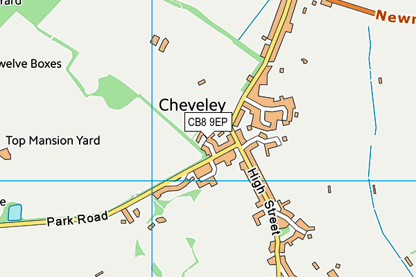 CB8 9EP map - OS VectorMap District (Ordnance Survey) CB8 9EP map - OS VectorMap District (Ordnance Survey)