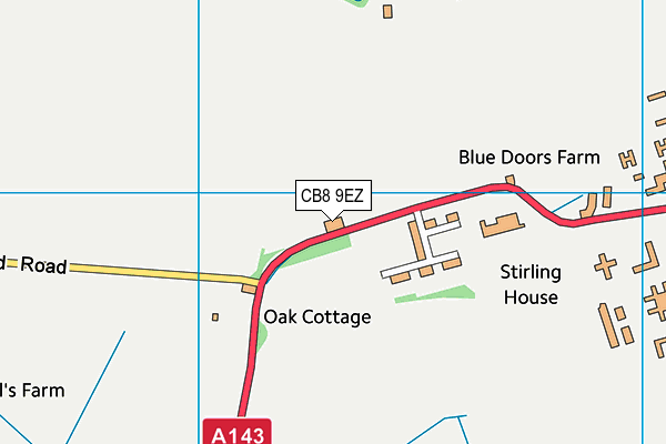 CB8 9EZ map - OS VectorMap District (Ordnance Survey) CB8 9EZ map - OS VectorMap District (Ordnance Survey)