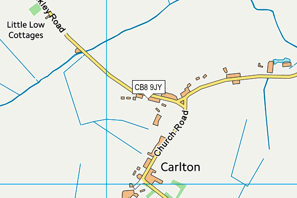 CB8 9JY map - OS VectorMap District (Ordnance Survey) CB8 9JY map - OS VectorMap District (Ordnance Survey)