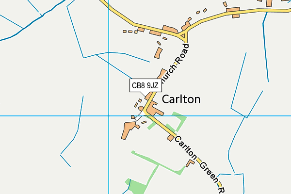 CB8 9JZ map - OS VectorMap District (Ordnance Survey) CB8 9JZ map - OS VectorMap District (Ordnance Survey)