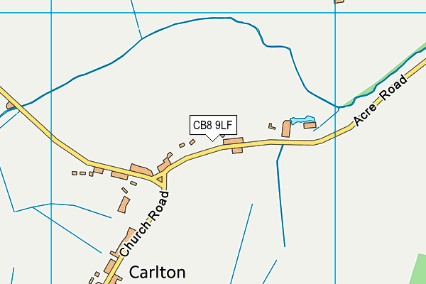 CB8 9LF map - OS VectorMap District (Ordnance Survey) CB8 9LF map - OS VectorMap District (Ordnance Survey)