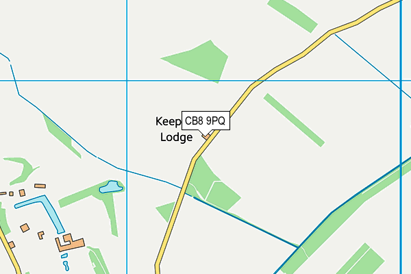 CB8 9PQ map - OS VectorMap District (Ordnance Survey) CB8 9PQ map - OS VectorMap District (Ordnance Survey)