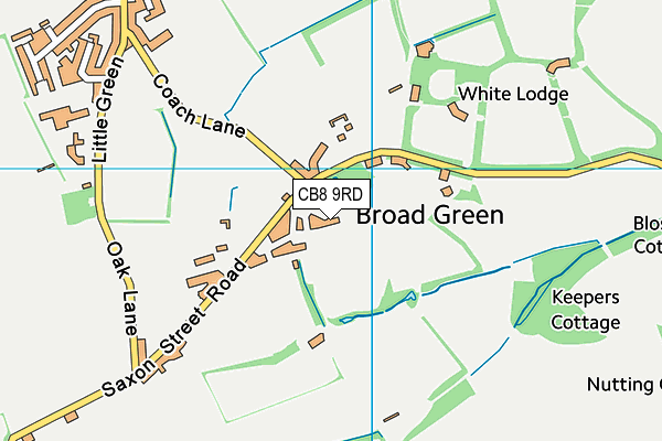 CB8 9RD map - OS VectorMap District (Ordnance Survey) CB8 9RD map - OS VectorMap District (Ordnance Survey)